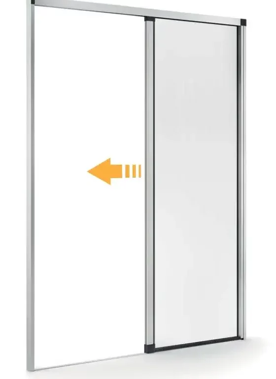 Enroulement vertical d'une moustiquaire
