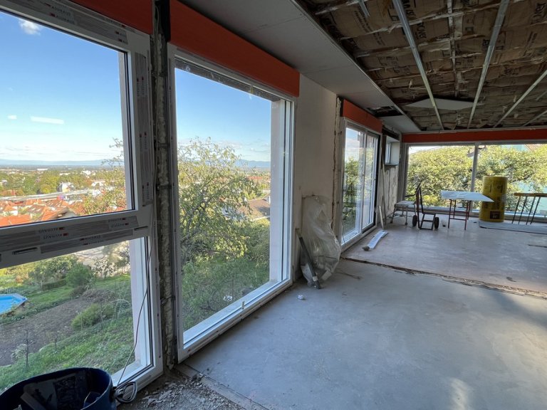 Installation baie vitrée à Guebwiller par Technilux