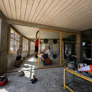 Chantier lycée de Cernay fenêtres Technilux