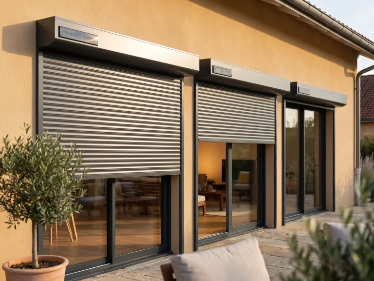 volet roulant solaire anthracite technilux